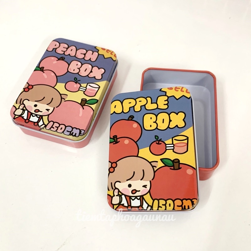 Hộp thiếc đựng kẹo, trang sức, phụ kiện hình cô gái đáng yêu | BigBuy360 - bigbuy360.vn