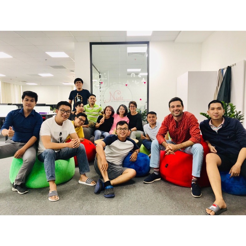 Ghế lười hat xốp #Night cho 𝗩𝗮̆𝗻 𝗣𝗵𝗼̀𝗻𝗴