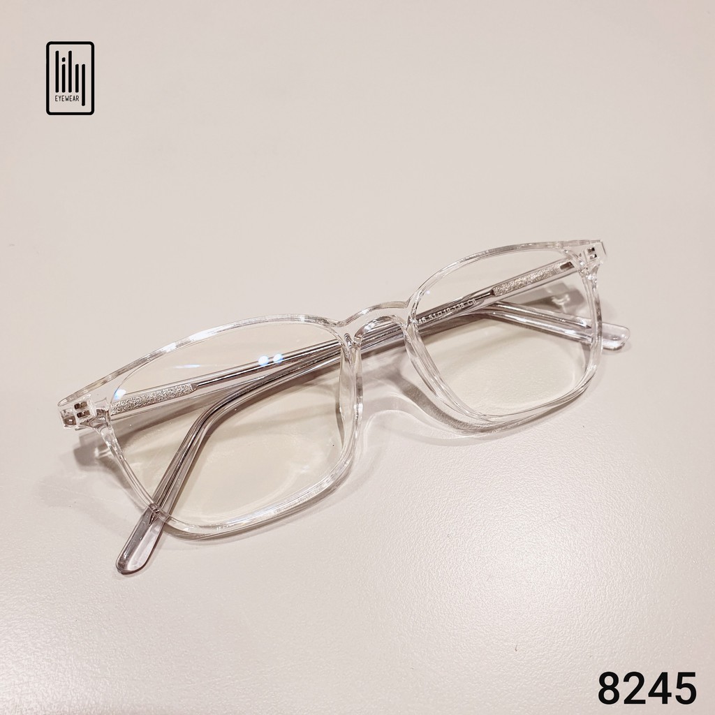 Gọng kính cận nam nữ Lilyeyewear thiết kế mắt vuông, đa dạng màu sắc dễ lựa chọn 8245 | BigBuy360 - bigbuy360.vn