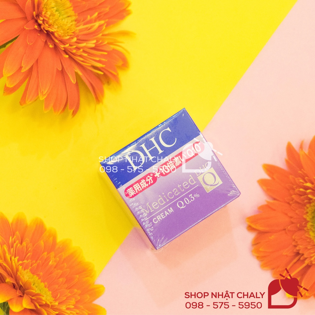 Kem siêu chống lão hoá cao cấp DHC Medicated Q Cream Q10 – Collagen – Placenta 23g nội địa Nhật