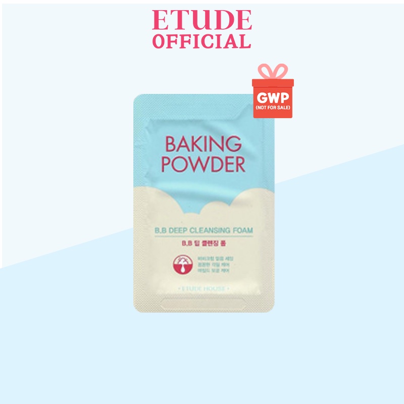 [Mẫu dùng thử tặng kèm] Sữa rửa mặt tạo bọt ETUDE Baking Powder BB 4g