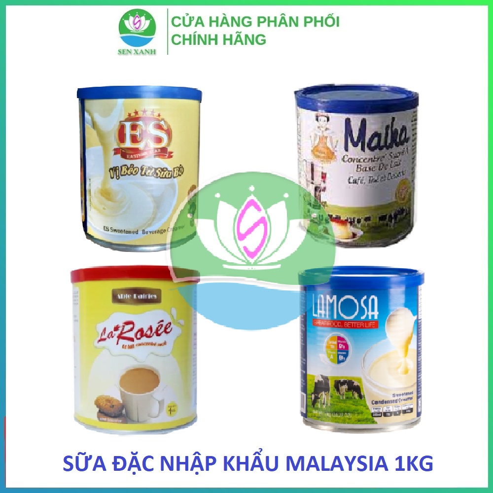 Sữa đặc Creamer có đường 1kg nhập khẩu Malaysia các loại