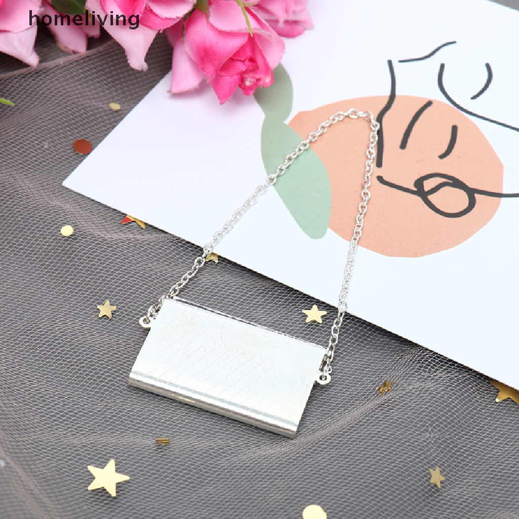 Túi Xách Tay Bằng Kim Loại Thời Trang Cho Búp Bê Tỷ Lệ 1 / 12