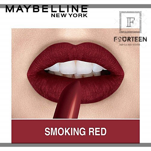 SON LÌ MỀM MÔI MAYBELLINE THE LOADED BOLDS - MÀU 10 SMOKING RED