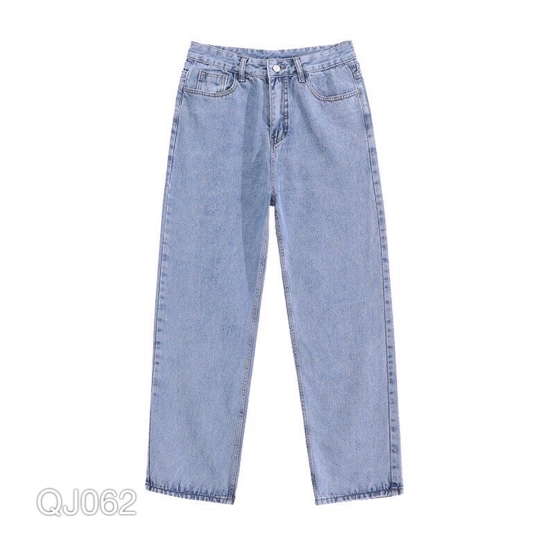 Quần Jean baggy nam basic màu xanh bạc VN CLO - QJ062