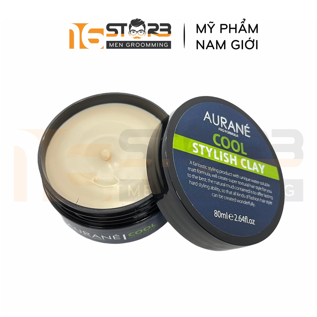 Sáp Vuốt Tóc Aurane Cool Stylish Clay 80ml