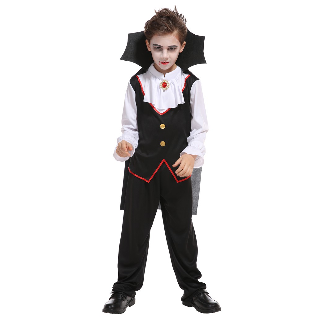 Trang phục Halloween hoá trang ma cà rồng dành cho trẻ em