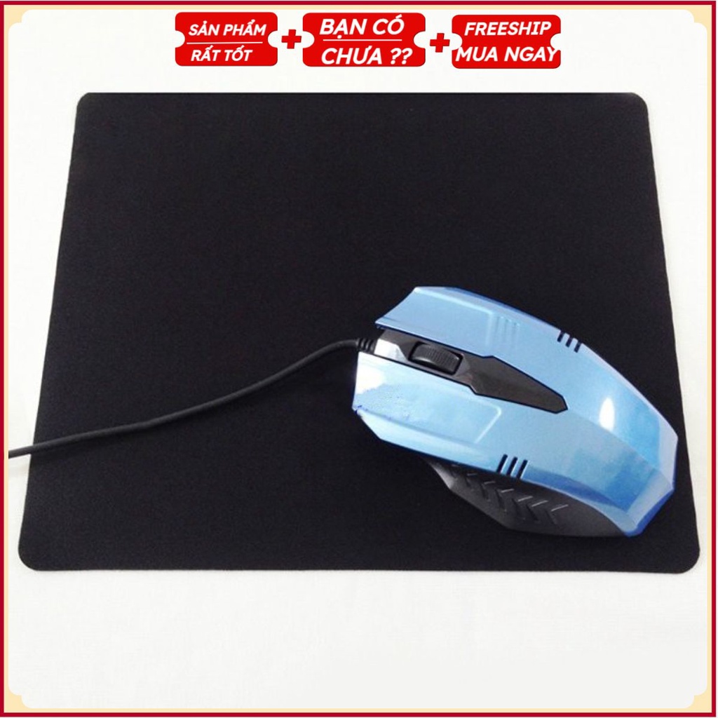 Miếng Lót Chuột Máy Tính Siêu Bền - Bàn Di Chuột Mouse Pad Đáy Vân Chống Trượt