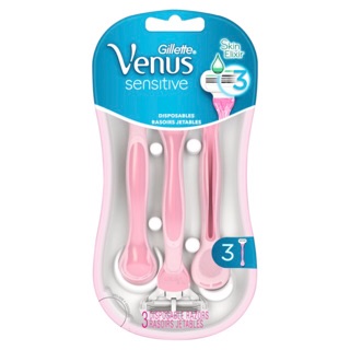 HÀNG MỸ Bộ dao cạo 3 cái dành cho nữ da nhạy cảm Gillette Venus