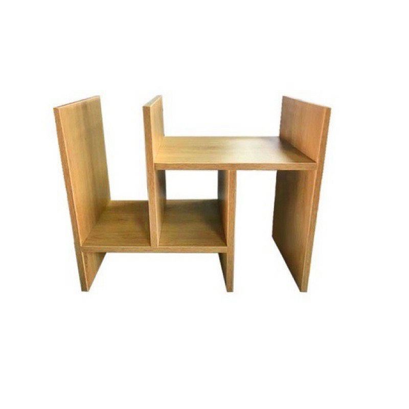 Kệ sách gỗ mini để bàn 5in1 lắp đc tận 5 kiều như hình
