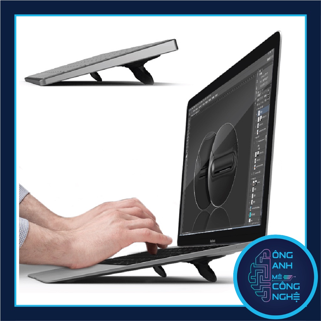Chân đế, giá đỡ máy tính xách tay, laptop, Mac_book mỏng và nhẹ