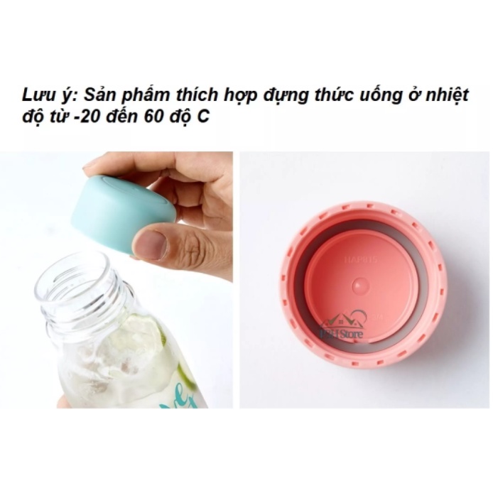 Bình nước Lock&amp;Lock Milky dung tích 500ml nhựa PET BPA Free HAP654