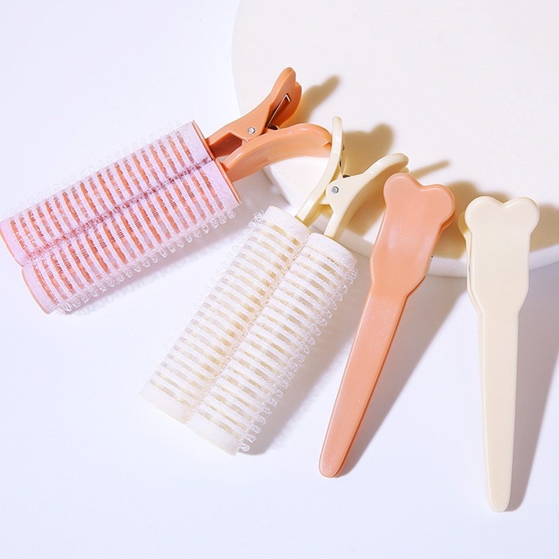 [NHẬP KHẨU CHÍNH HÃNG] Set Lô Cuốn Tóc Có Kẹp Cố Định Làm Phồng Chân Tóc, Tạo Kiểu Tóc Xoăn Lameila - Màu ngẫu nhiên