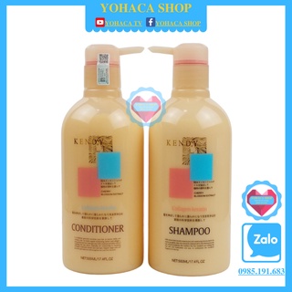 Dầu gội xả, Dầu gội dưỡng sinh Kendy thơm mềm mượt 500ml