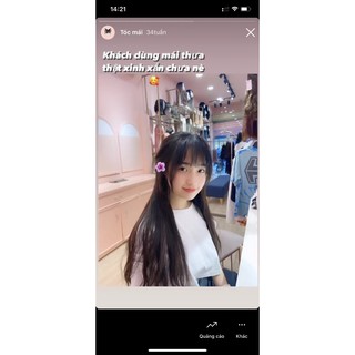 TÓC MÁI THƯA THẬT - Tóc mái thật cao cấp