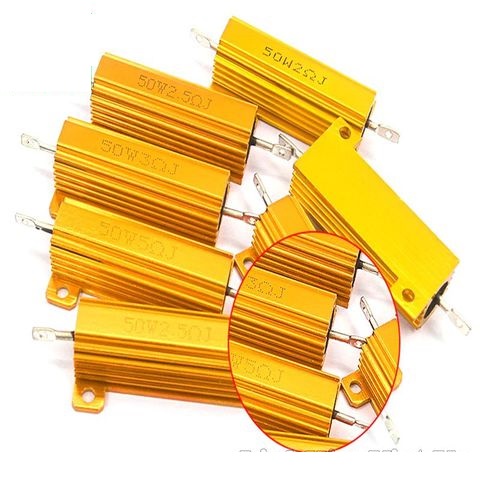 Điện trở nhôm Công suất 50w trị số 2R đến 5K