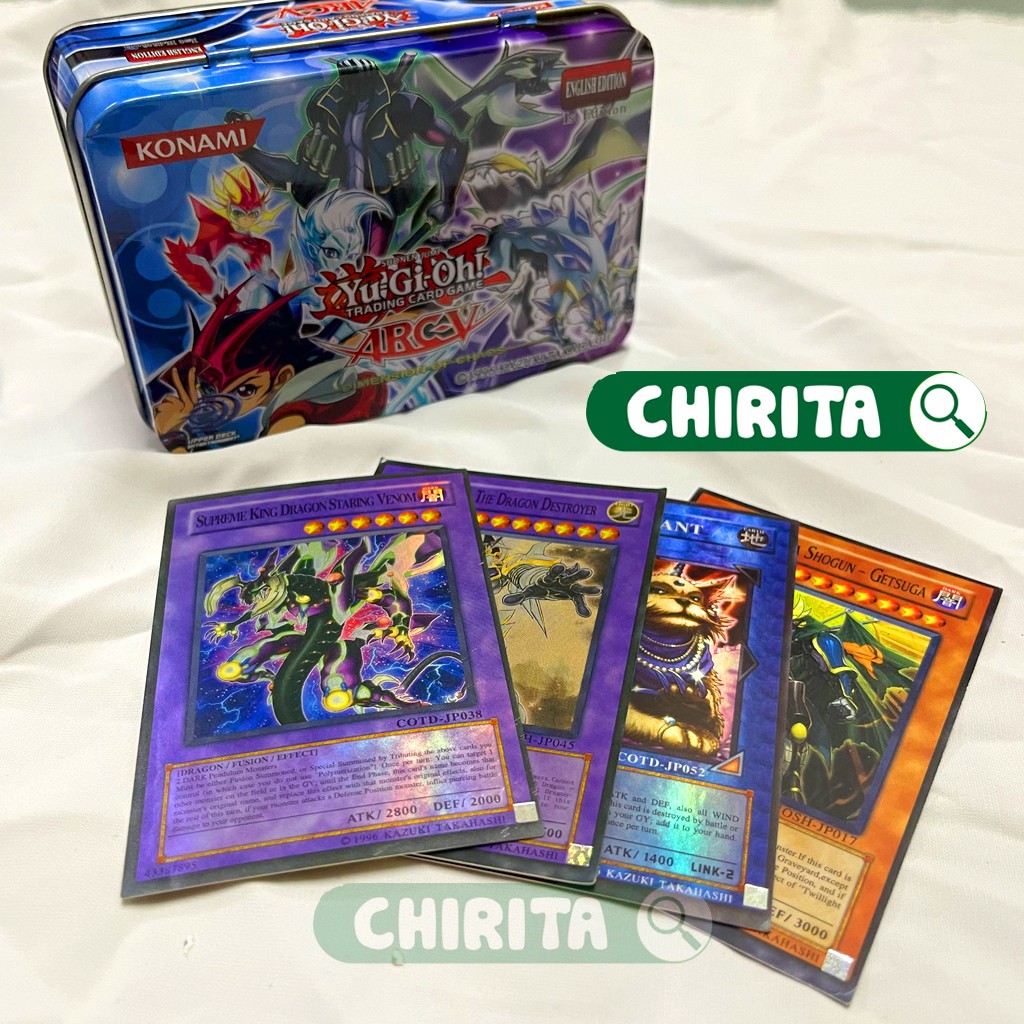 Bài YUGIOH HỘP SẮT Phiên Bản Tiếng Anh - 41 Thẻ Bài Bằng Giấy Cao Cấp Đồ Chơi Trẻ CHIRITA