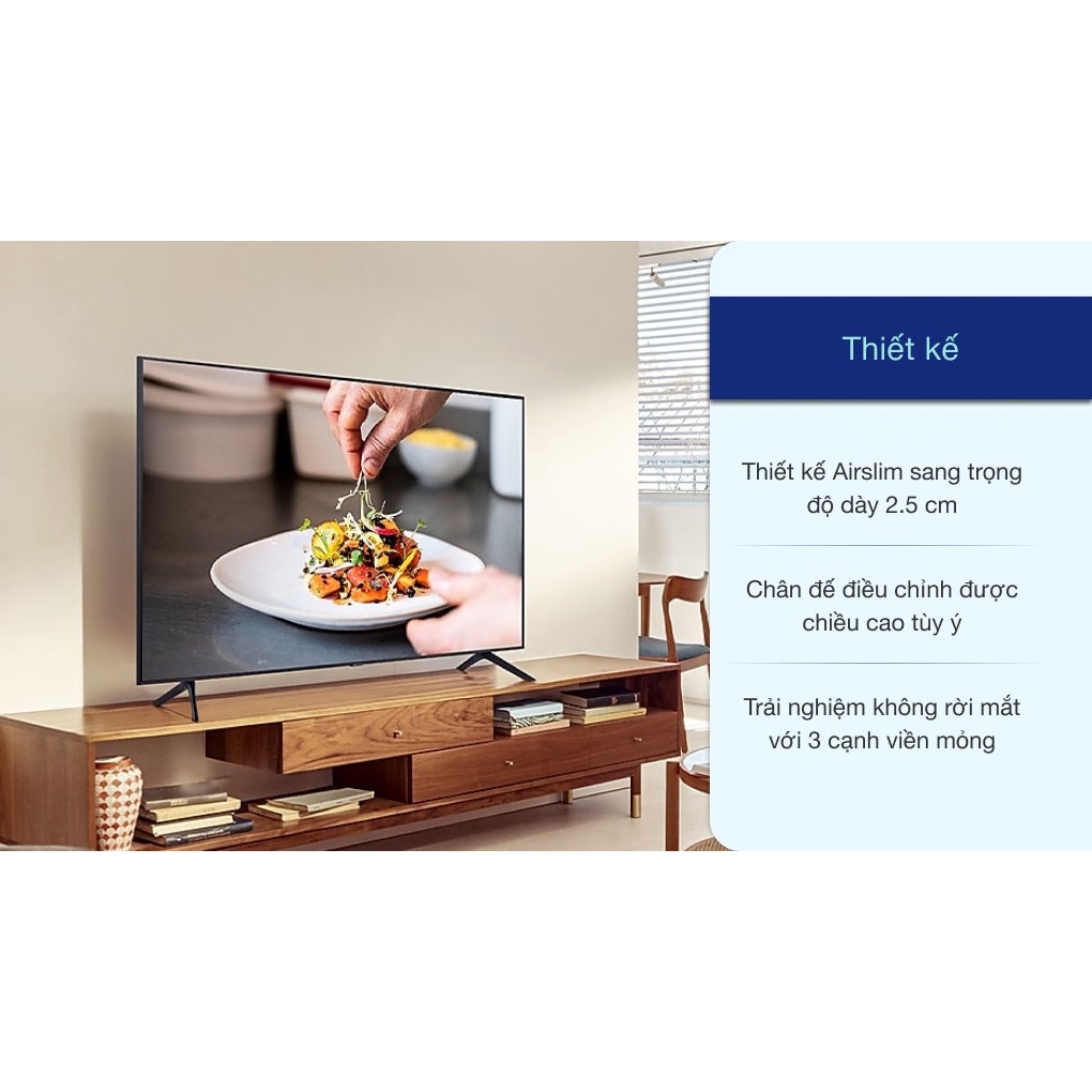 Smart Tivi Samsung 4K Crystal UHD 50 inch UA50AU7200 | BigBuy360 - bigbuy360.vn