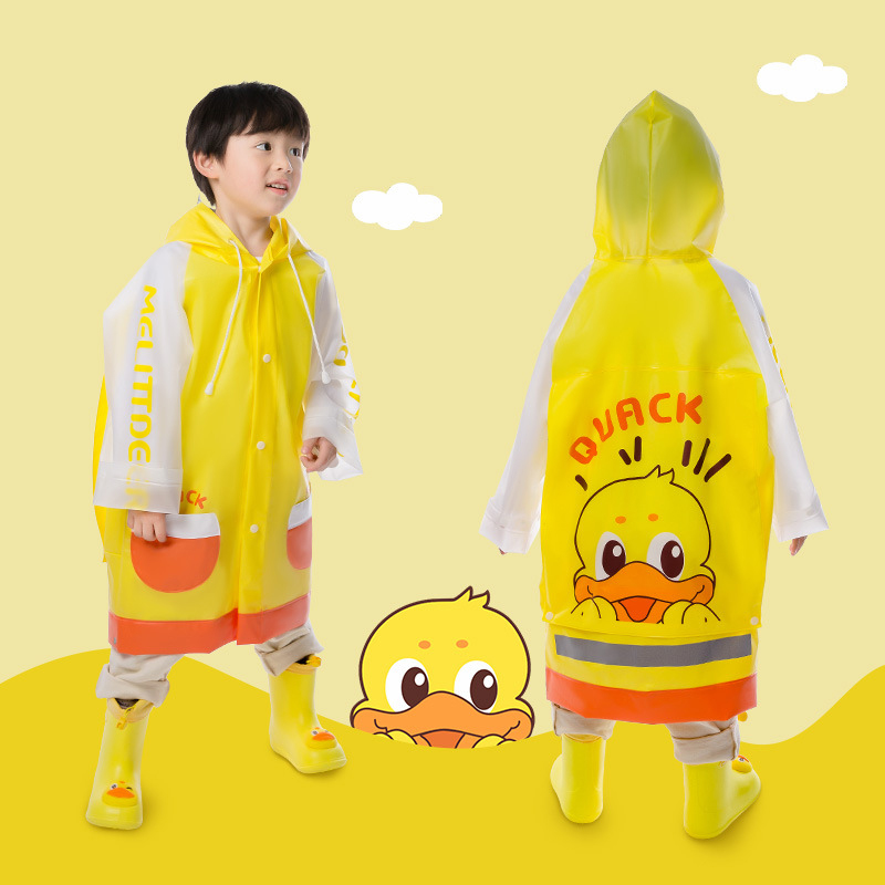Áo mưa in hình khủng long dễ thương cho bé AYUER