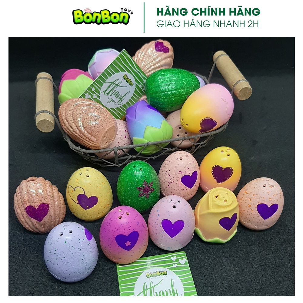 Set 10 trứng Hatchimals season/ mùa 5 (không trùng mẫu thú bên trong, gồm trứng sò và trứng hoa hồng) - đồ chơi bé gái