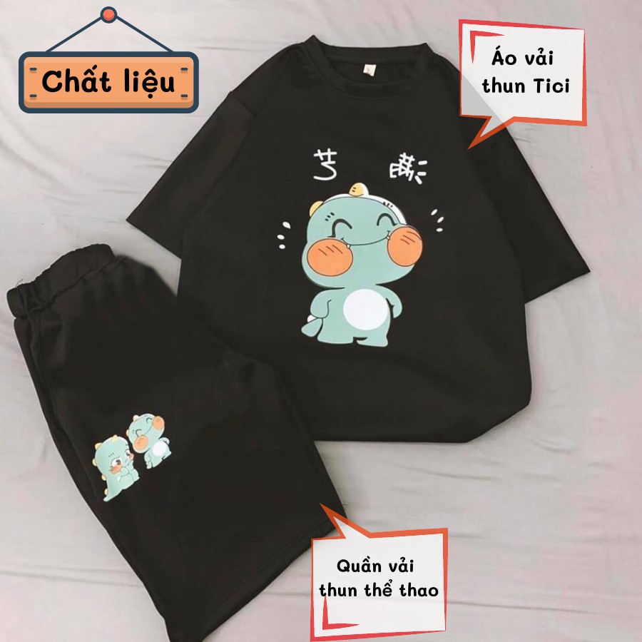 Set đồ bộ hoạt hình ❤️ Bộ mặc nhà Cartoon KLONG SUY NGHĨ Freesize nam nữ Molly Fashion