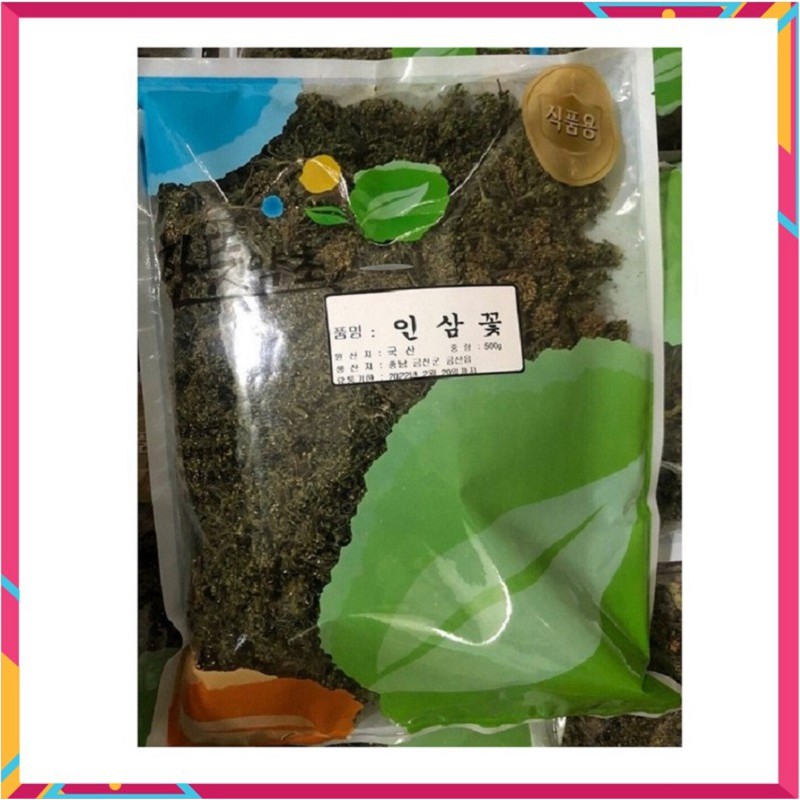 [ Hàng Chuẩn ] Trà Hoa Sâm Khô Hàn Quốc, Túi 500g, Chất Lượng Cao Cấp, Giúp Giải Nhiệt Cơ Thể, Ngủ Ngon, Tiêu Hóa Tốt