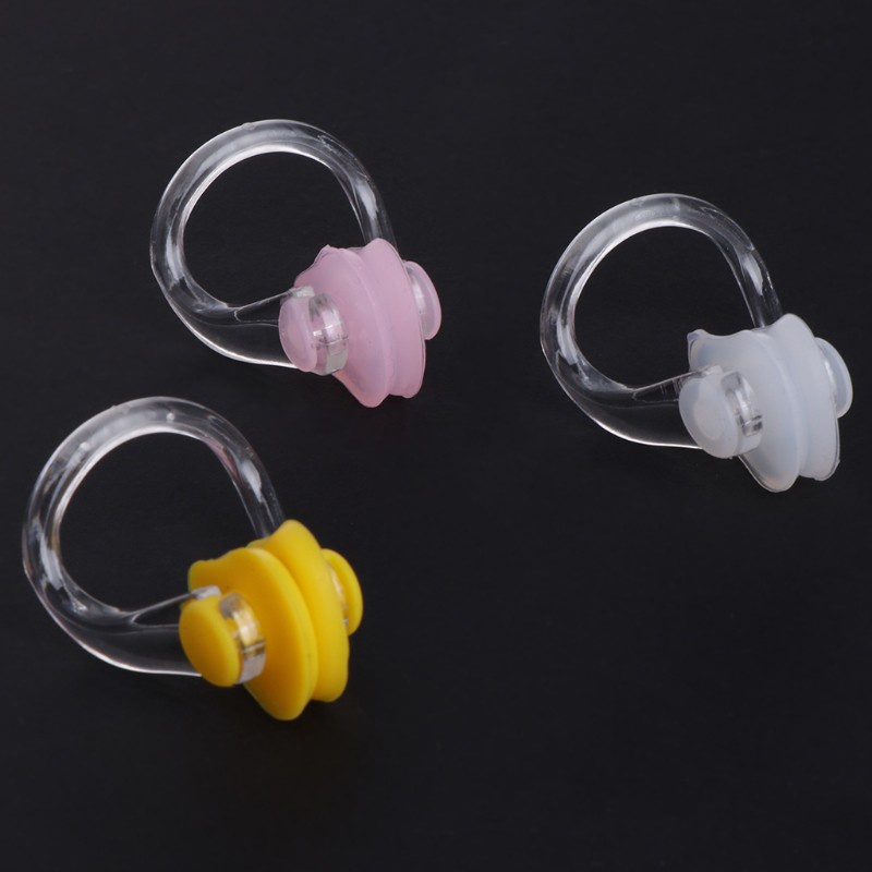 Set 3 Kẹp Mũi Bằng Silicagel Tiện Dụng Cho Bơi Lội