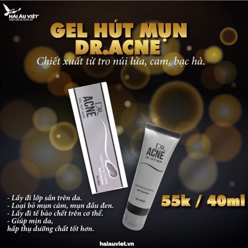 Gel Lột Mụn Acne Hải Âu Việt lột sạch mụn đầu đen mụn cám