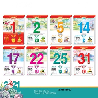 Lịch 2022 Bloc Siêu Đại 20x30Cm - BOOK