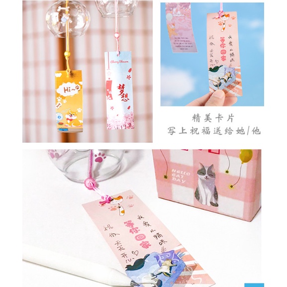 Chuông gió Nhật Bản thủy tinh may mắn BAG U CHUONGGIONHAT46