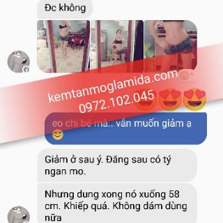 ( SỈ = LẺ) combo đai quấn + kem glamida
