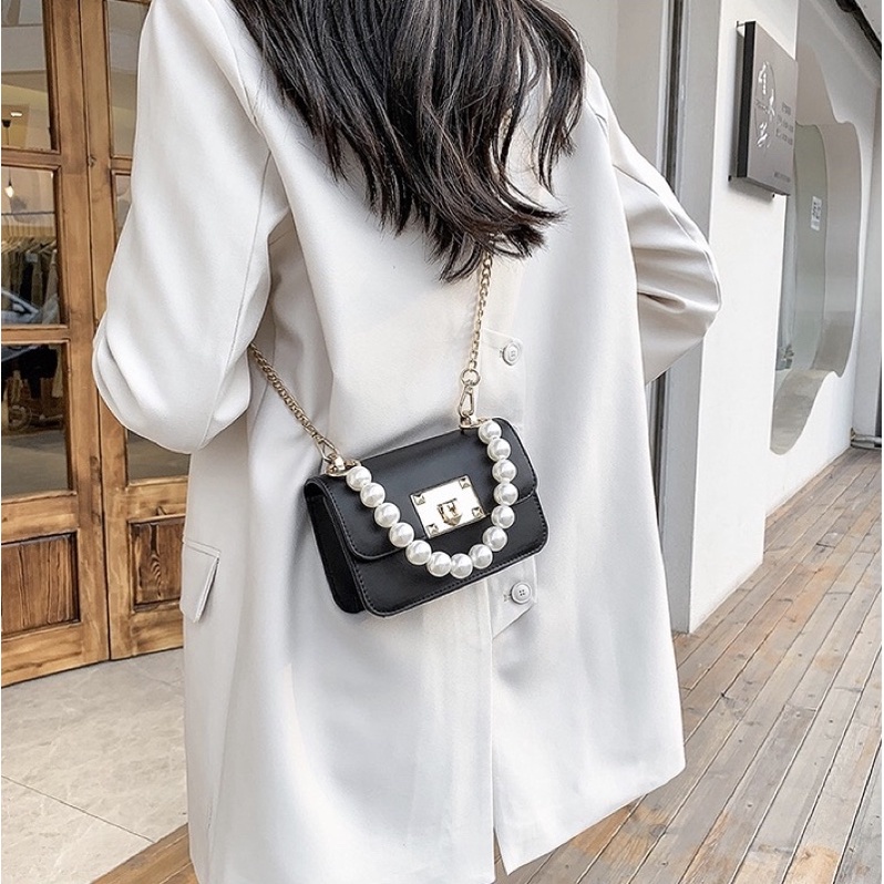 Túi Xách Quai Ngọc Phong Cách Hàn Quốc Sang Trọng