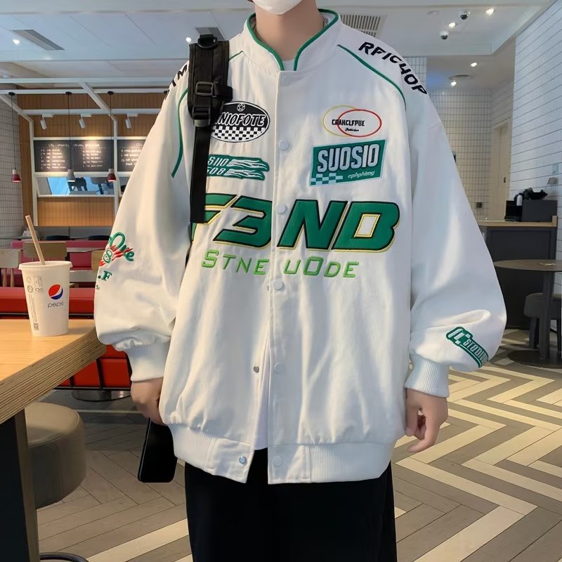 Áo Khoác Nam Bóng Chày Plus Size Unisex Phong Cách Hàn Quốc áo khoác bomber nữ áo khoác nam thời trang áo khoác nam cao cấp