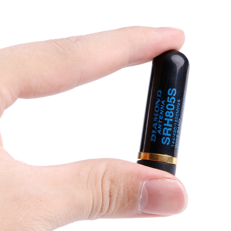 Ăng Ten Băng Tần Kép SRH805 4.5cm SMA-Male Cho Máy Bộ Đàm YAESU ICOM Ham Radio