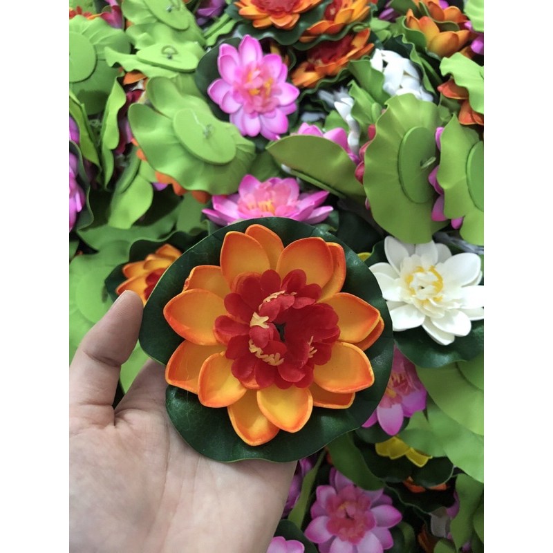 Hoa sen thả hồ - Gốm sứ Bát Tràng Anh Khoa