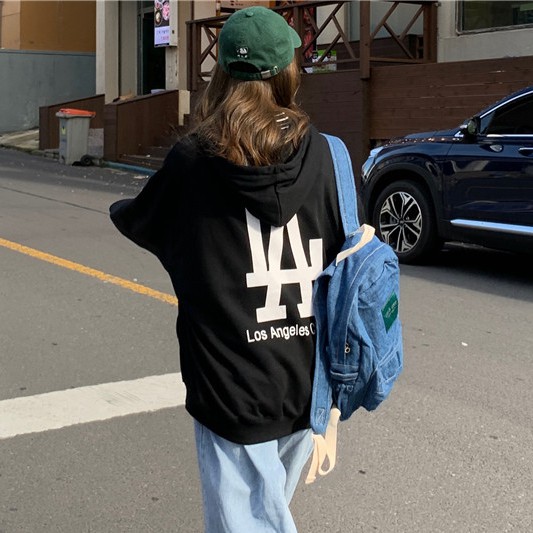 VIDEO _ Áo Hoodies UNISEX nỉ ngoại không xù lông LA City C097 mũ lót lưới cao cấp | BigBuy360 - bigbuy360.vn