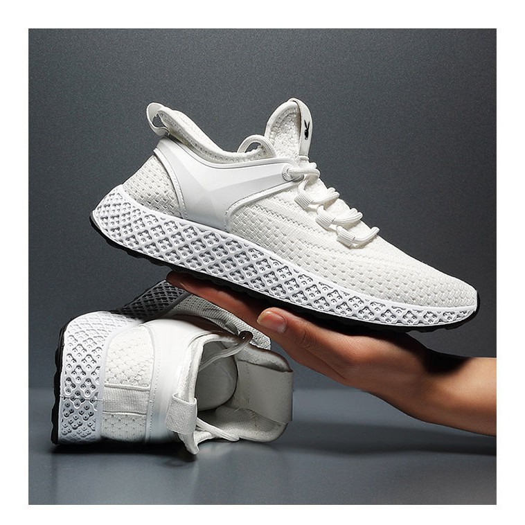 Giày Thể Thao Sneaker Nam Hai Màu Trắng Đen 048 | BigBuy360 - bigbuy360.vn