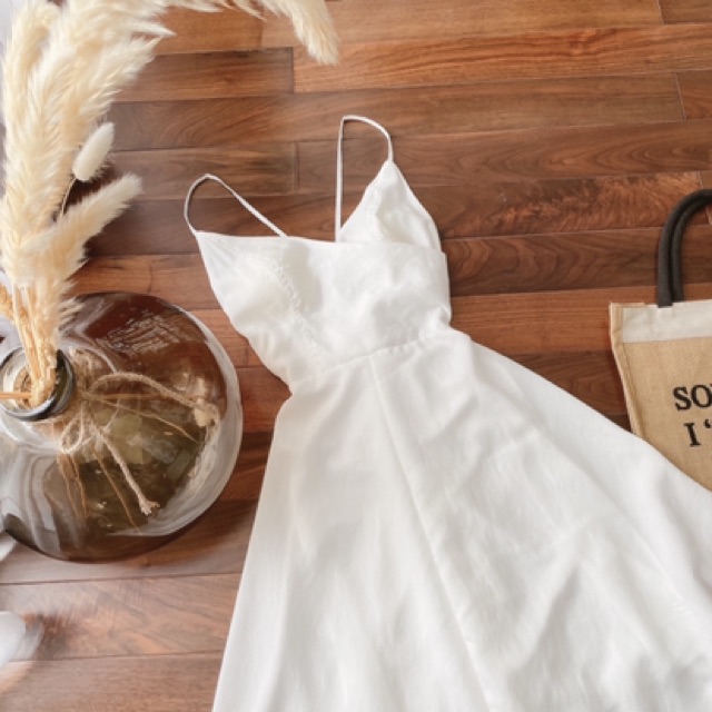 ĐẦM TRẮNG 2 DÂY NƠ LƯNG | BigBuy360 - bigbuy360.vn