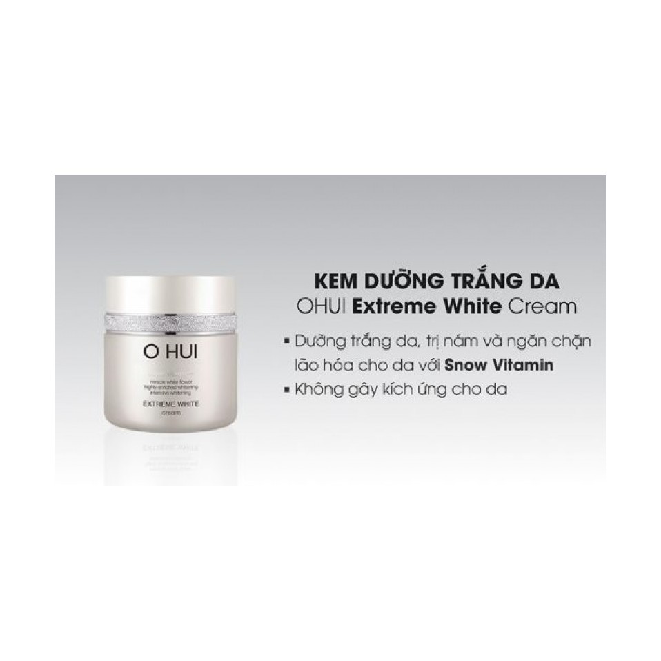 [Date 2025] Lọ Kem dưỡng trắng da mờ nám Ohui Extreme White Cream 50ml