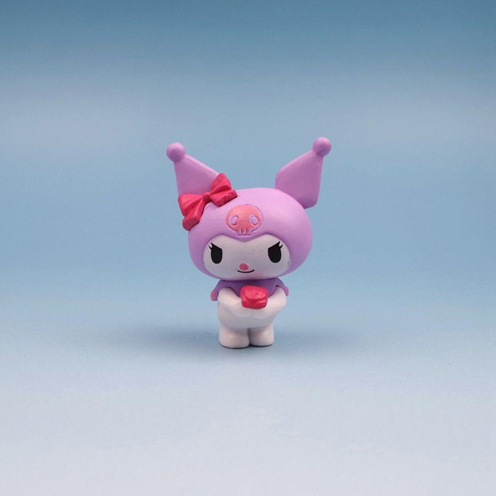 .Set 5 Mô Hình Mô Phỏng Nhân Vật Kuromi DIY Trong My Melody