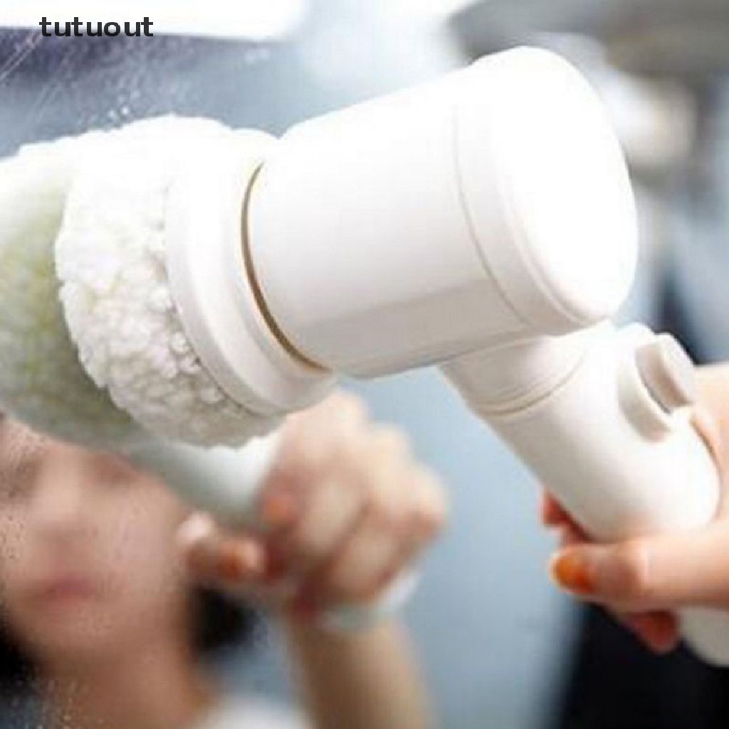 Bàn Chải Chà Rửa Điện Tử Cầm Tay Đa Ứng Dụng Cho Nhà Bếp Nhà Tắm Vn