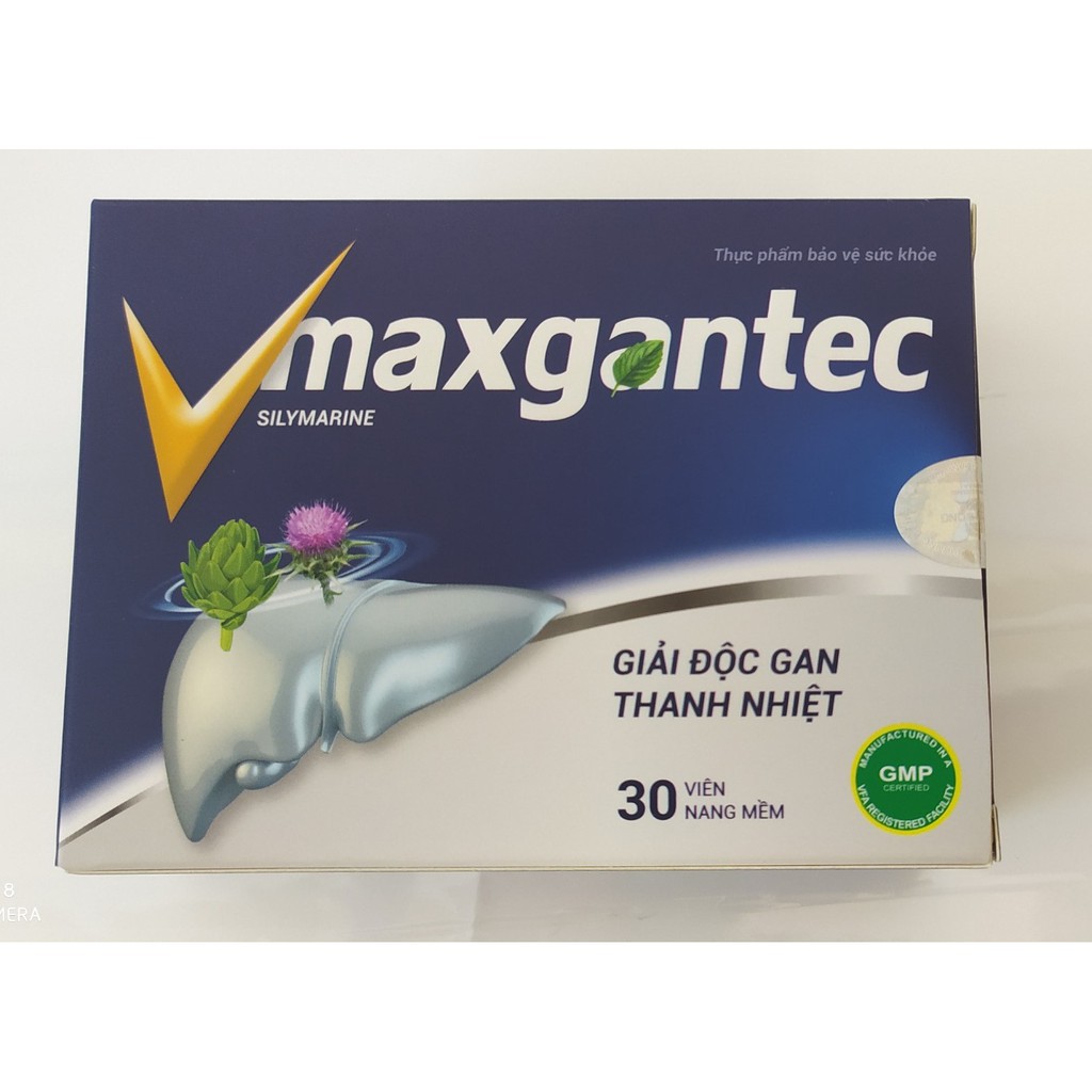 Vmaxgantec – Hỗ trợ giải độc gan, giảm mẩn ngứa mề đay (30 viên)