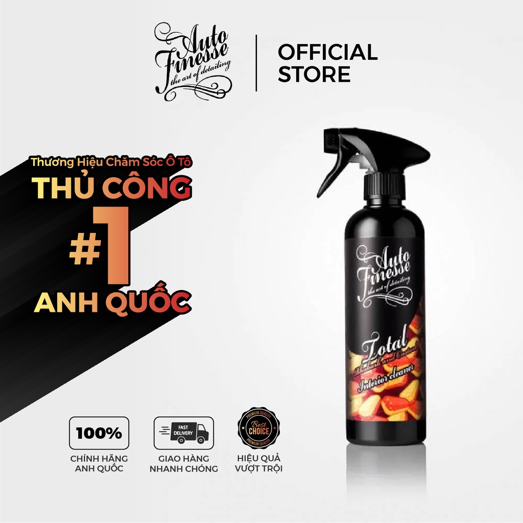 Vệ sinh nội thất đa năng phiên bản giới hạn Auto Finesse - TOTAL RHUBARB & CUSTARD 500ML