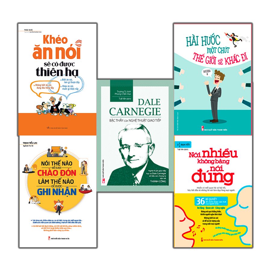 Sách: Combo Giúp Bạn Trở Thành Bậc Thầy Nghệ Thuật Giao Tiếp (TB)