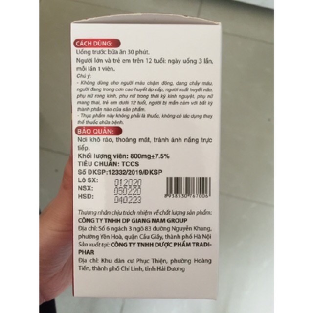 Ginkgo citicolin hỗ Cải thiện trí nhớ và chứng mất ngủ hoạt huyết dưỡng não, đau đầu chóng mặt, ngủ không ngon giấc