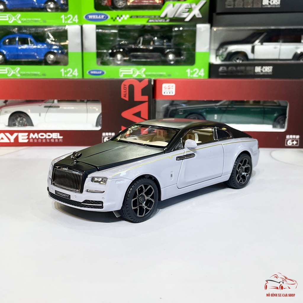 Mô hình xe kim loại Rolls Royce Wraith tỉ lệ 1:22 hãng Jiaye có 3 màu