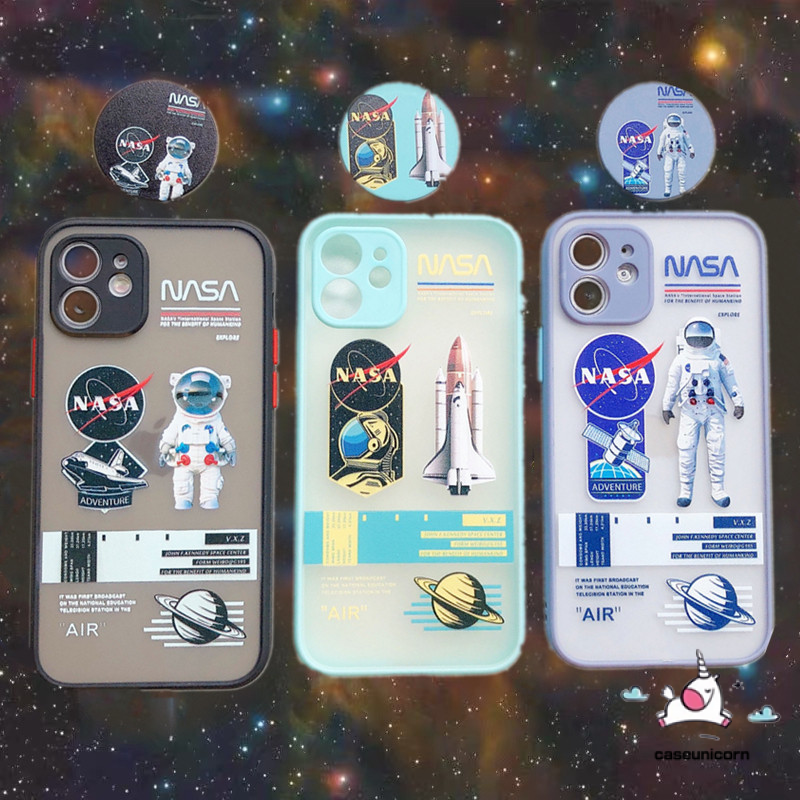 Ốp điện thoại họa tiết Nasa bảo vệ camera cho Iphone 11 12 6 6s 7 8 Plus 12 Pro Max 12 Mini Xr Xs Max X Se 2020