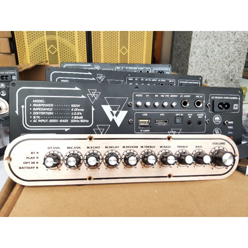 Mạch Loa kéo Xách Tay 100W 2 kênh có reverb