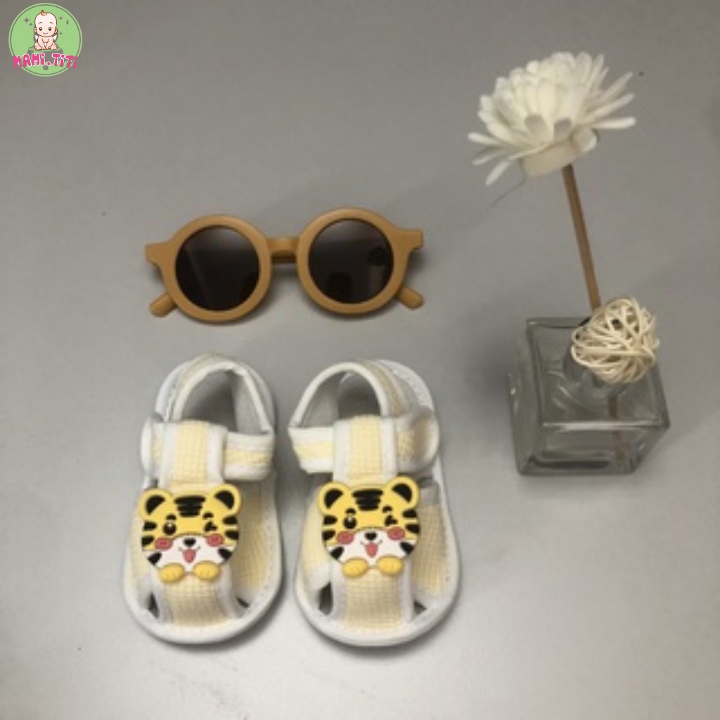 Dép tập đi cho bé, giày cho bé tập đi quai mềm đế chống trượt cho bé