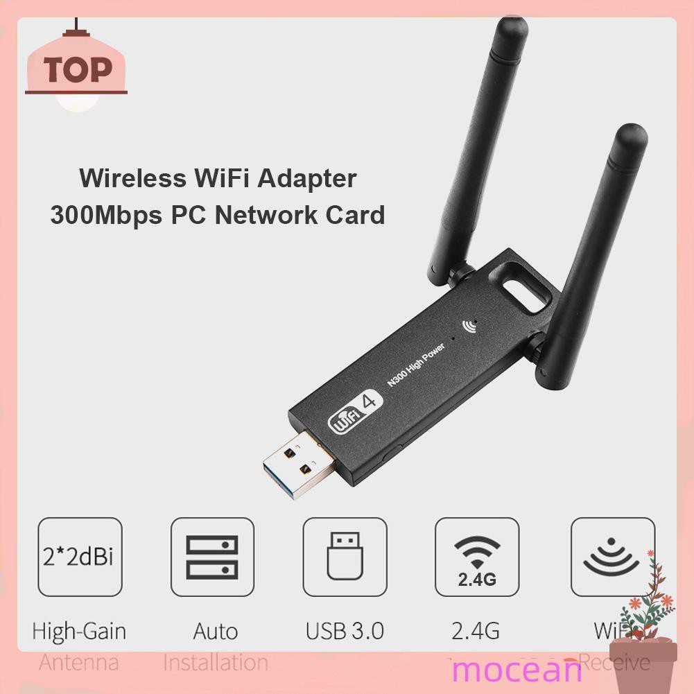 Usb 3.0 Wifi Không Dây 300mbps Mocean Cho Laptop / Pc | BigBuy360 - bigbuy360.vn